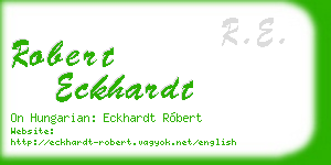 robert eckhardt business card